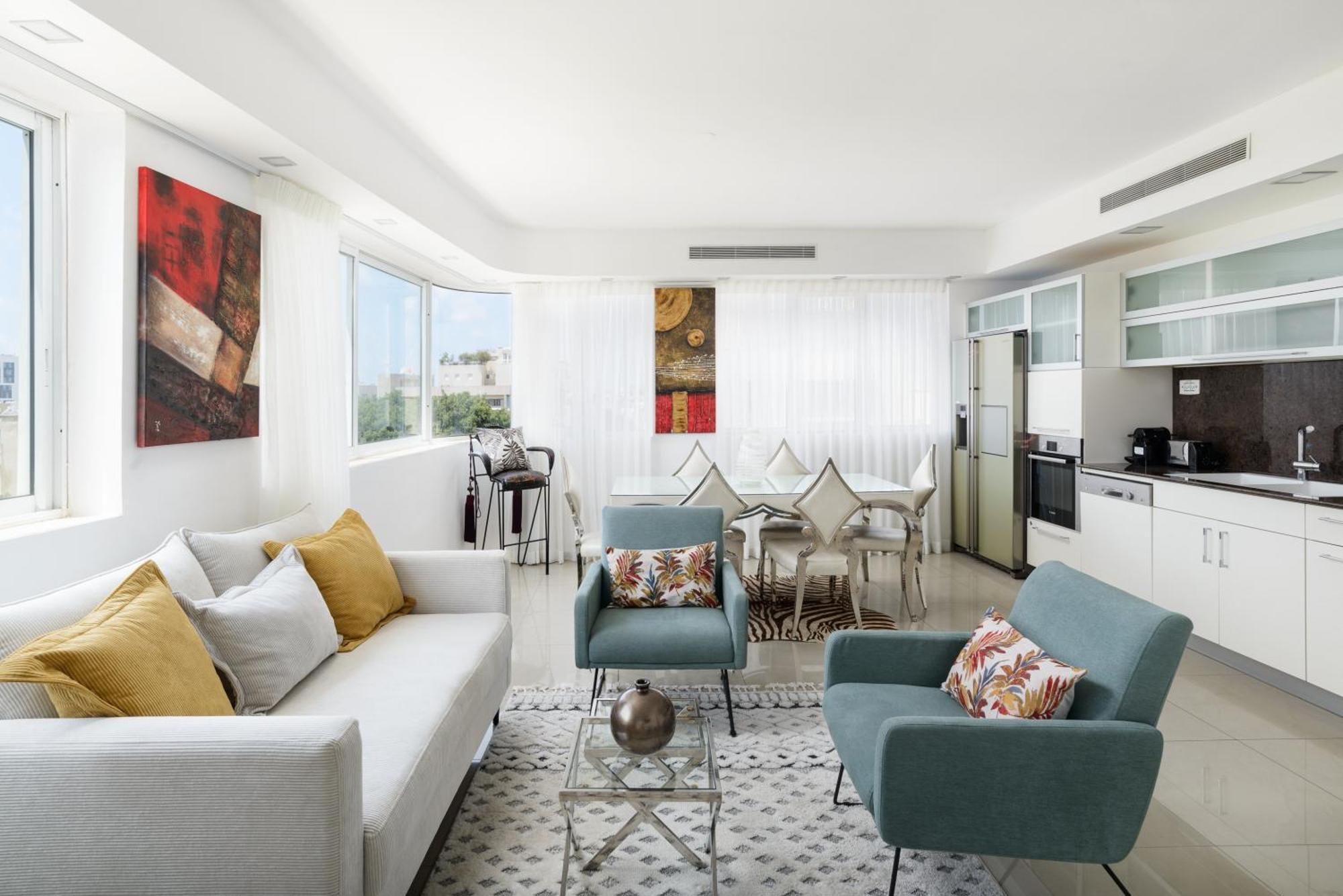 Penthouse With Panoramic View By Feelhome Tel Aviv Buitenkant foto