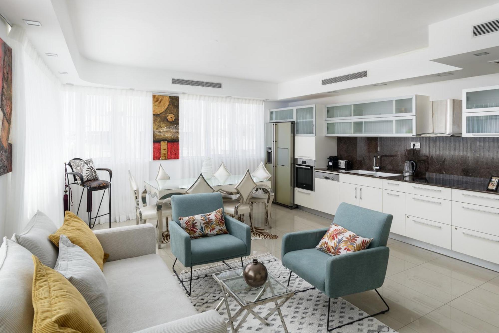 Penthouse With Panoramic View By Feelhome Tel Aviv Buitenkant foto