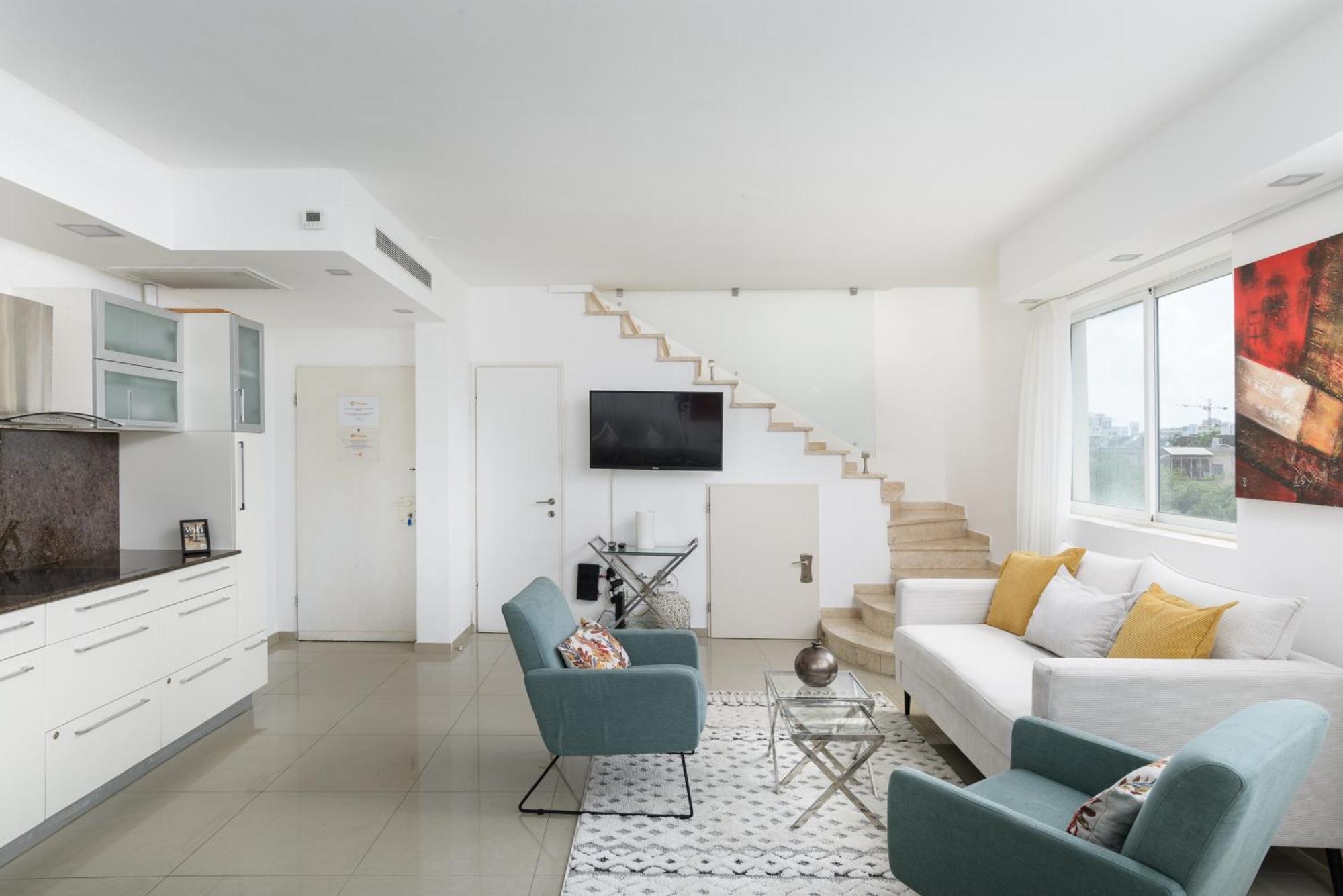 Penthouse With Panoramic View By Feelhome Tel Aviv Buitenkant foto