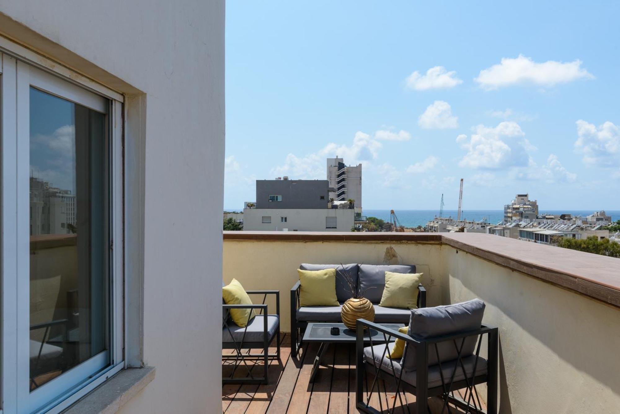 Penthouse With Panoramic View By Feelhome Tel Aviv Buitenkant foto